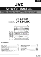 JVC DRE-34-LBK-Service-Manual